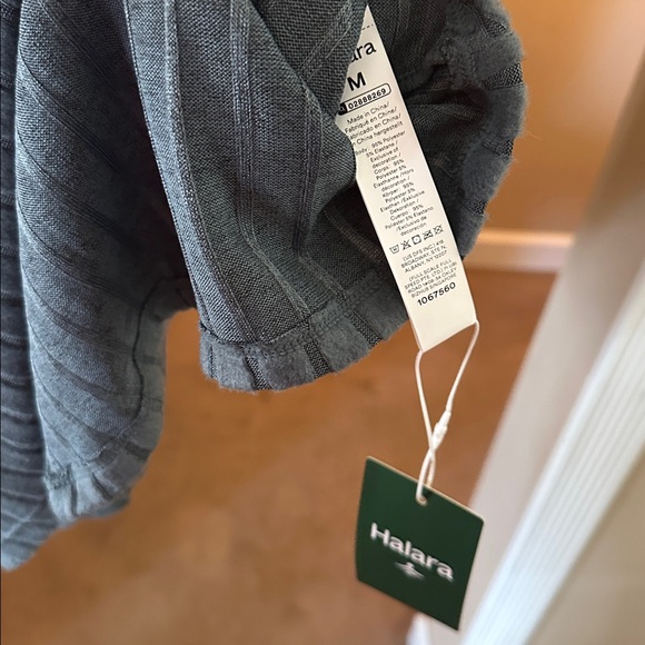 HALARA Grey Blue Ribbed Long Sleeve Dress - Picture 10 of 11